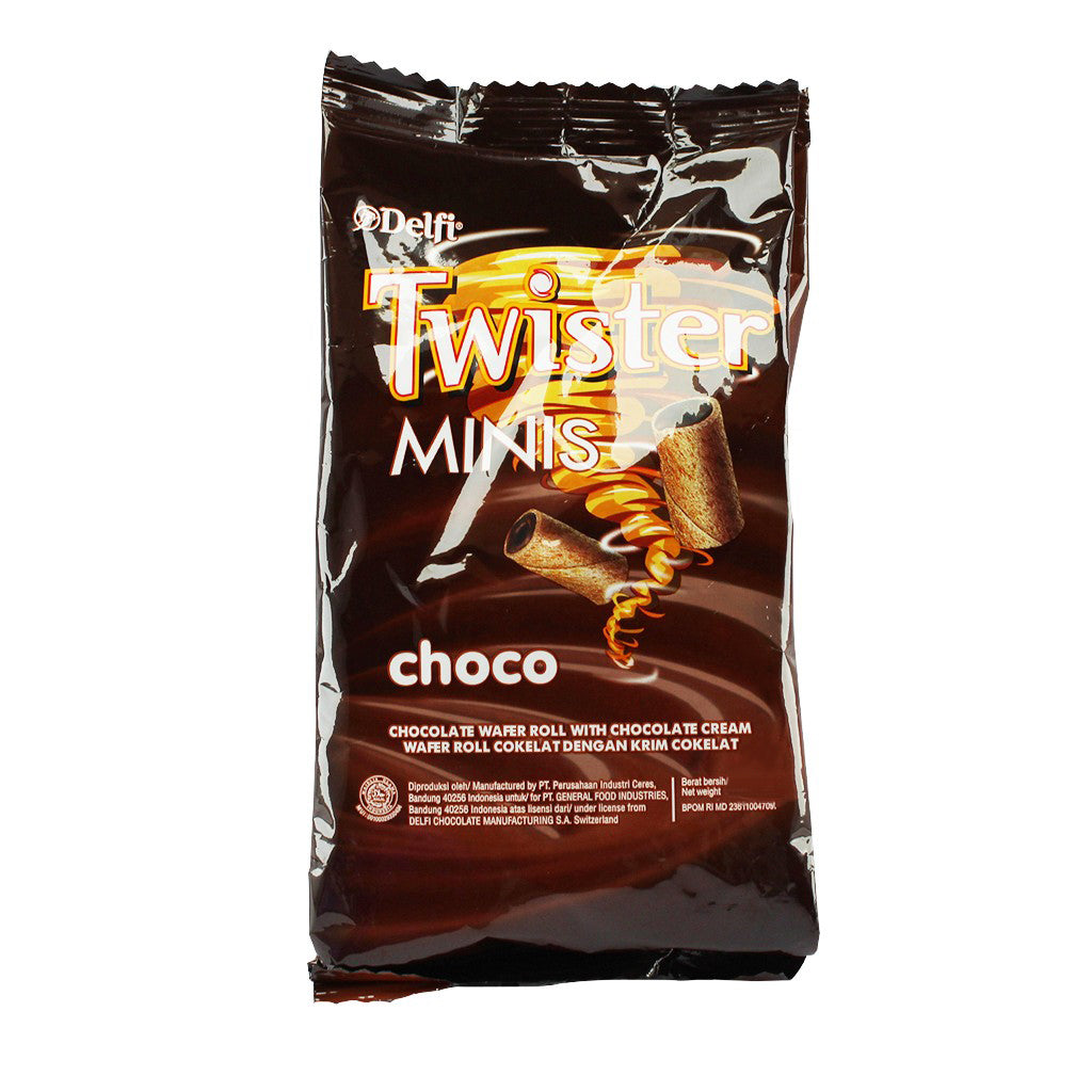 Delfi Twister Minis Chocolate 70g