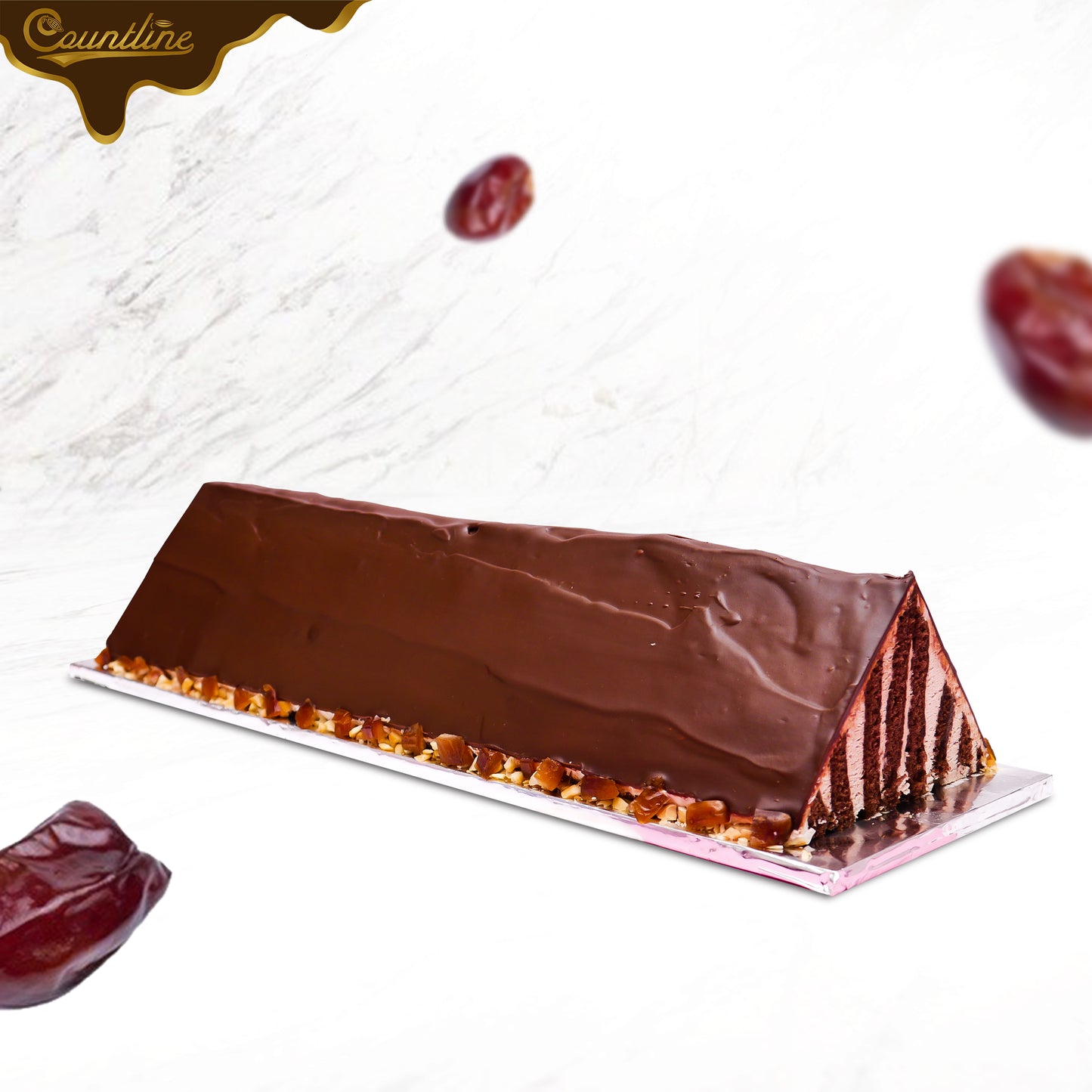 Dates Triangle cake