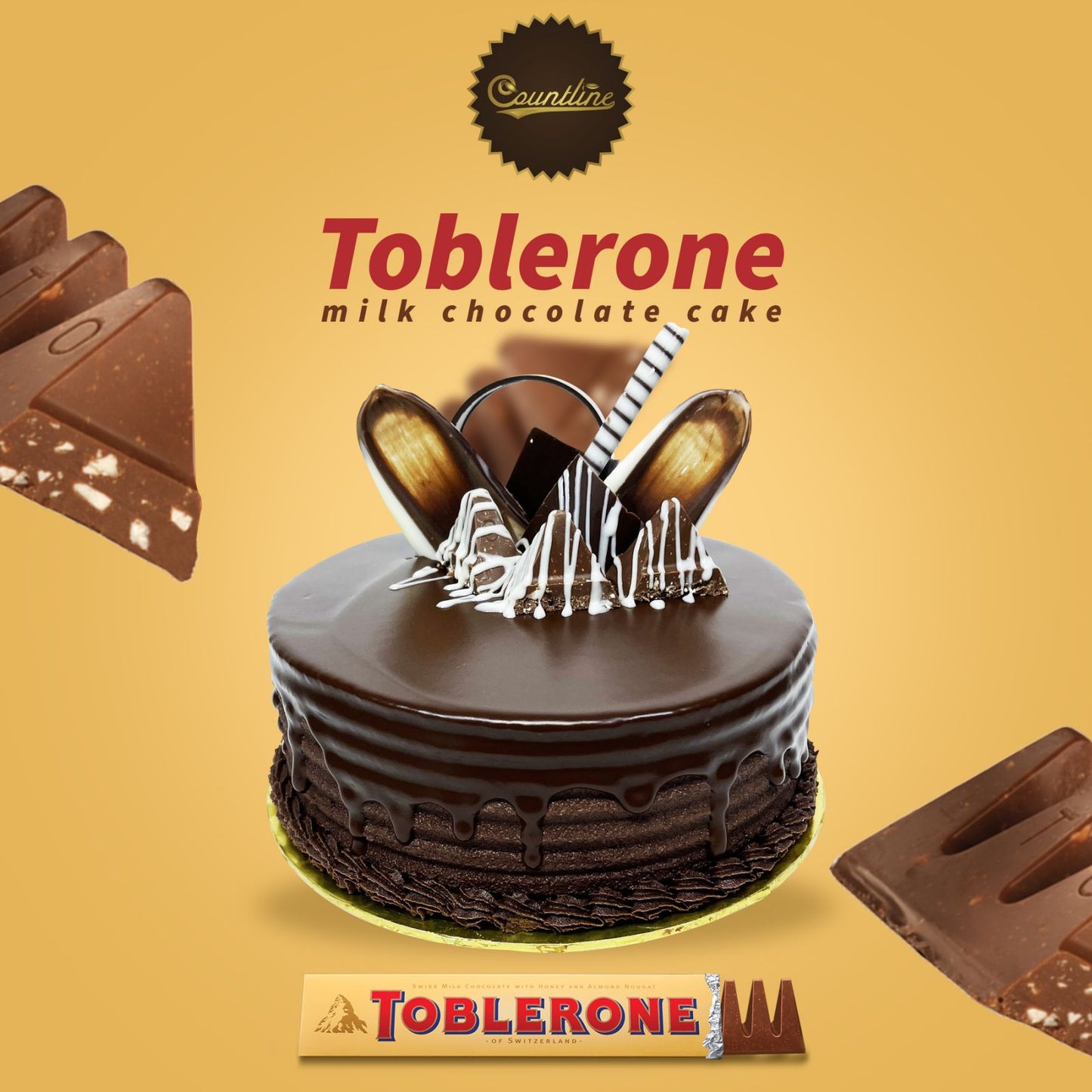 TOBLERONE MILK CAKE