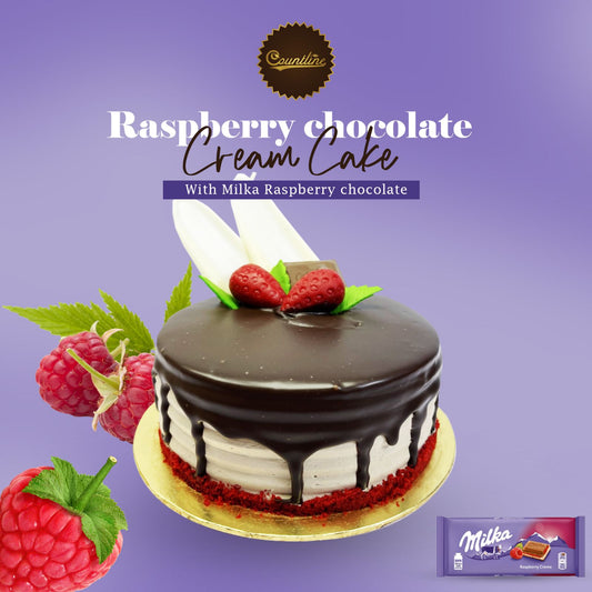 Raspberry Chocolate Cream Cake