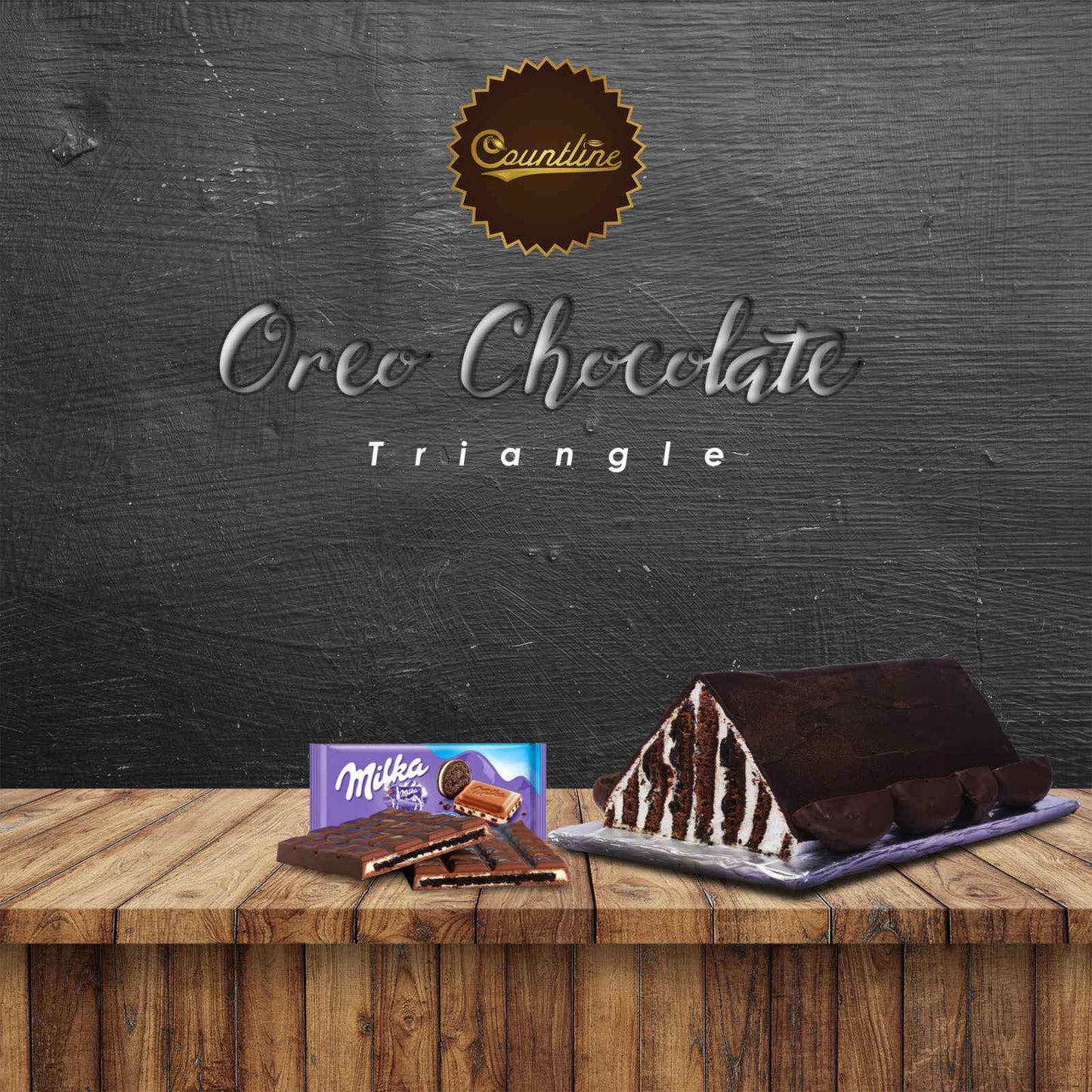 Oreo Chocolate Triangle