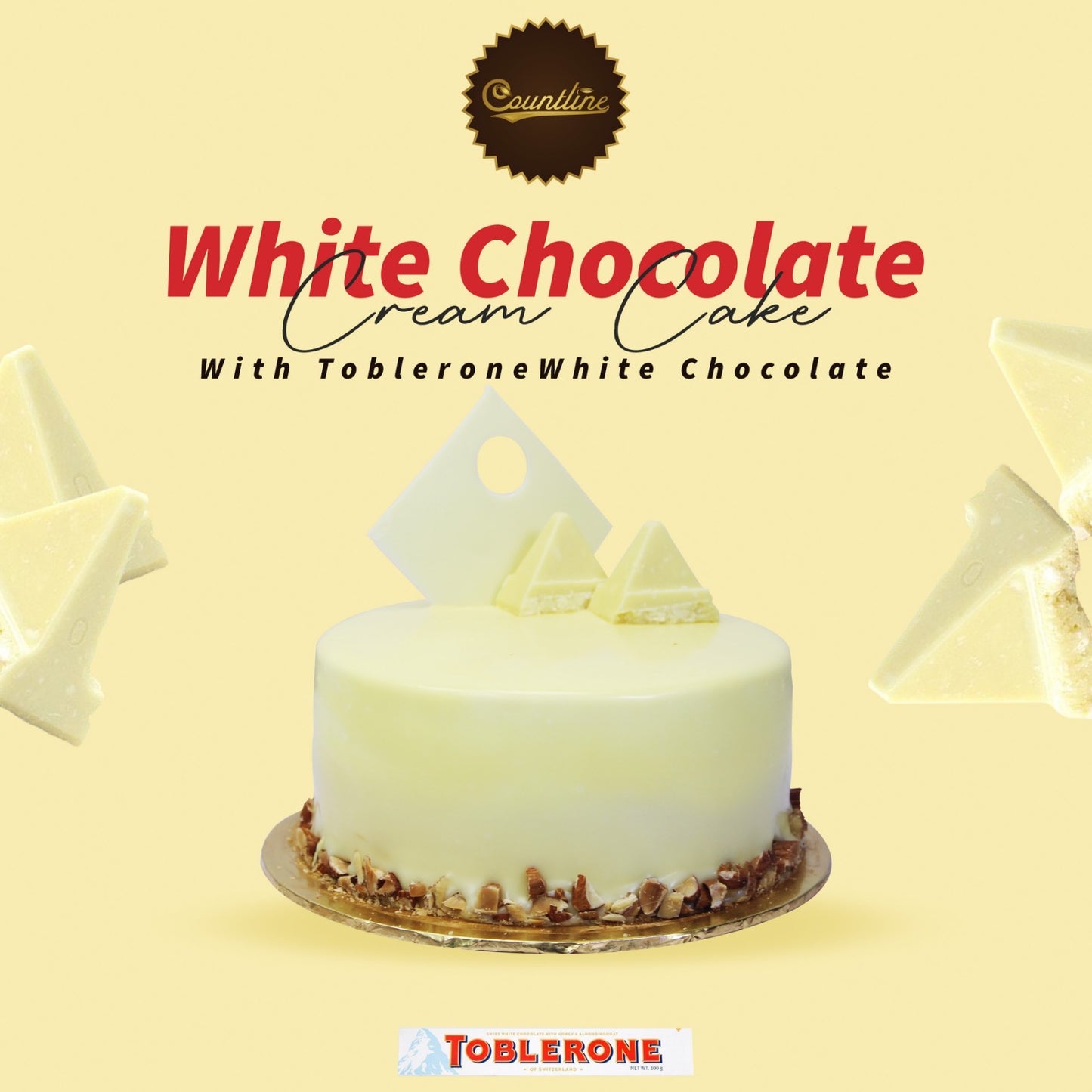 White Chocolate Cream Cake