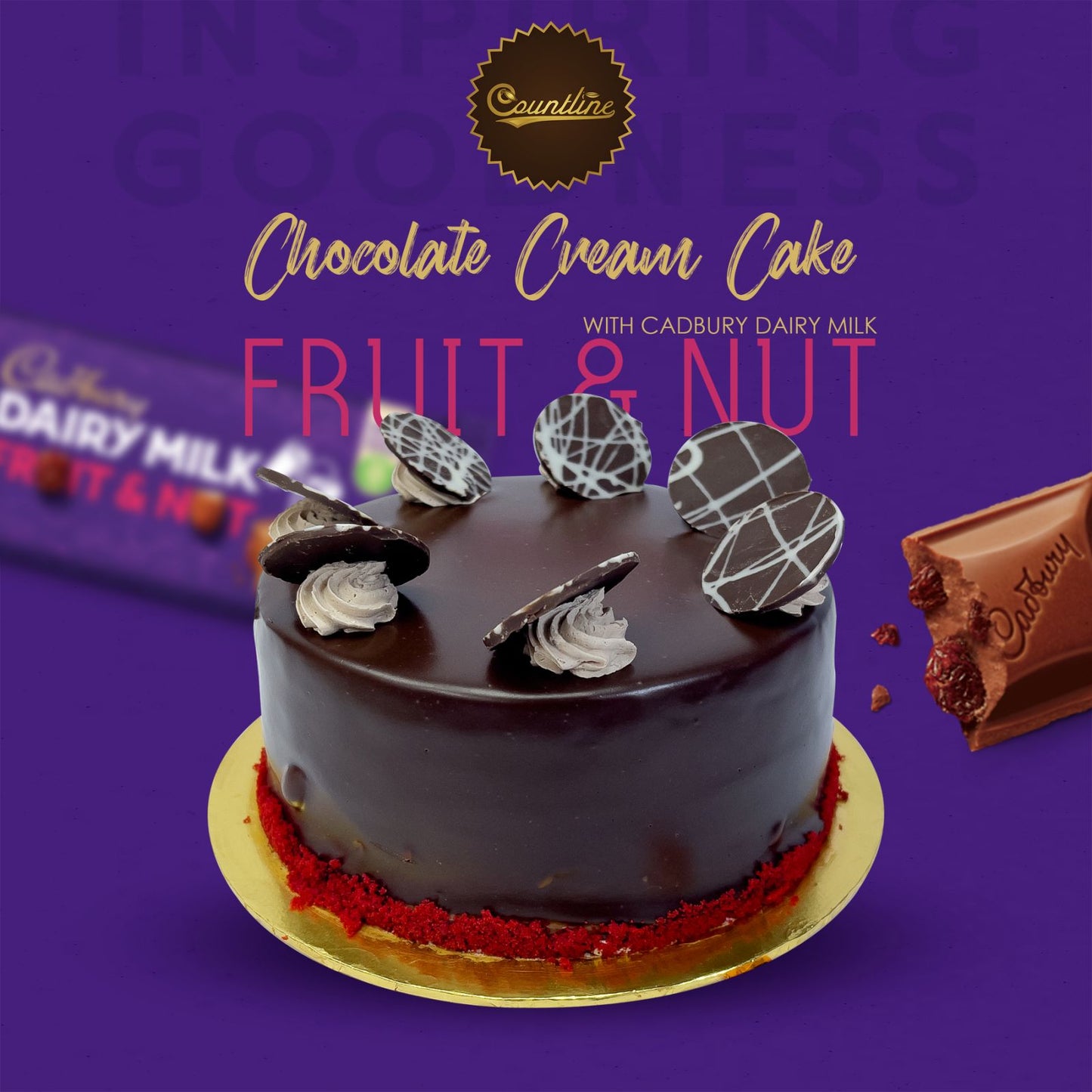 Fruit & Nut Cream Cake