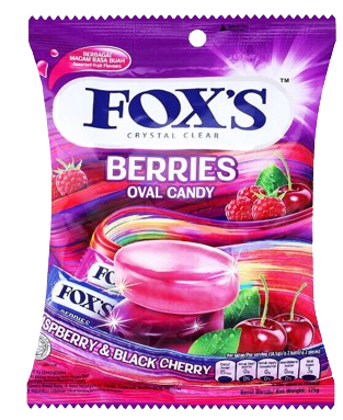 Fox Berries Oval Candy 125g