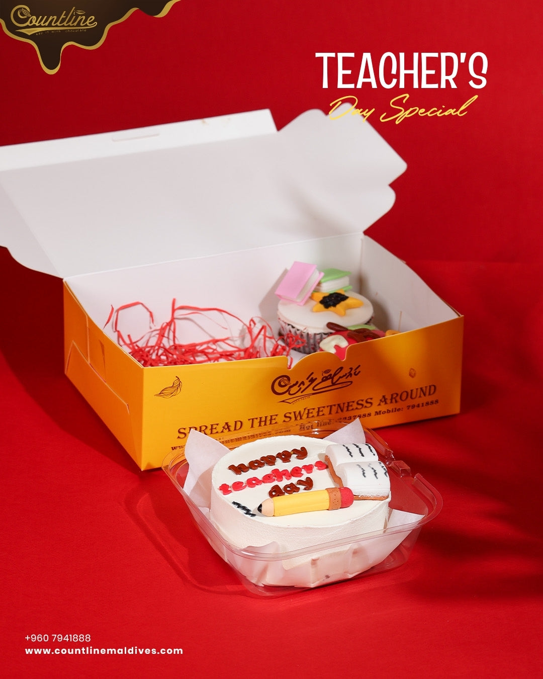 Teacher's Day Special Bento Cake Pack