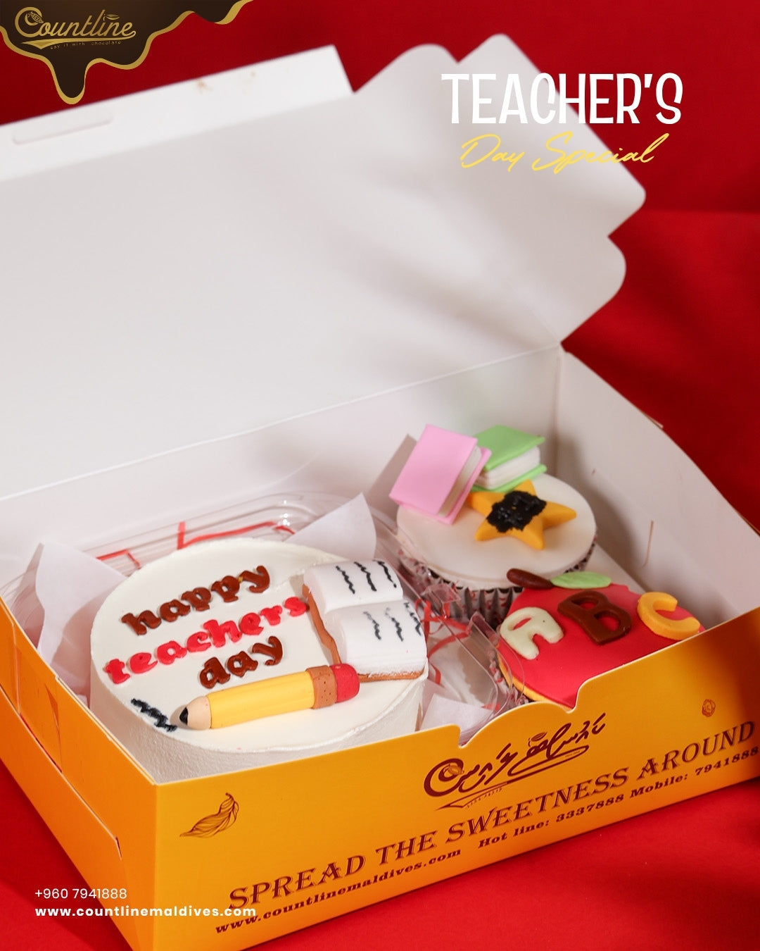 Teacher's Day Special Bento Cake Pack