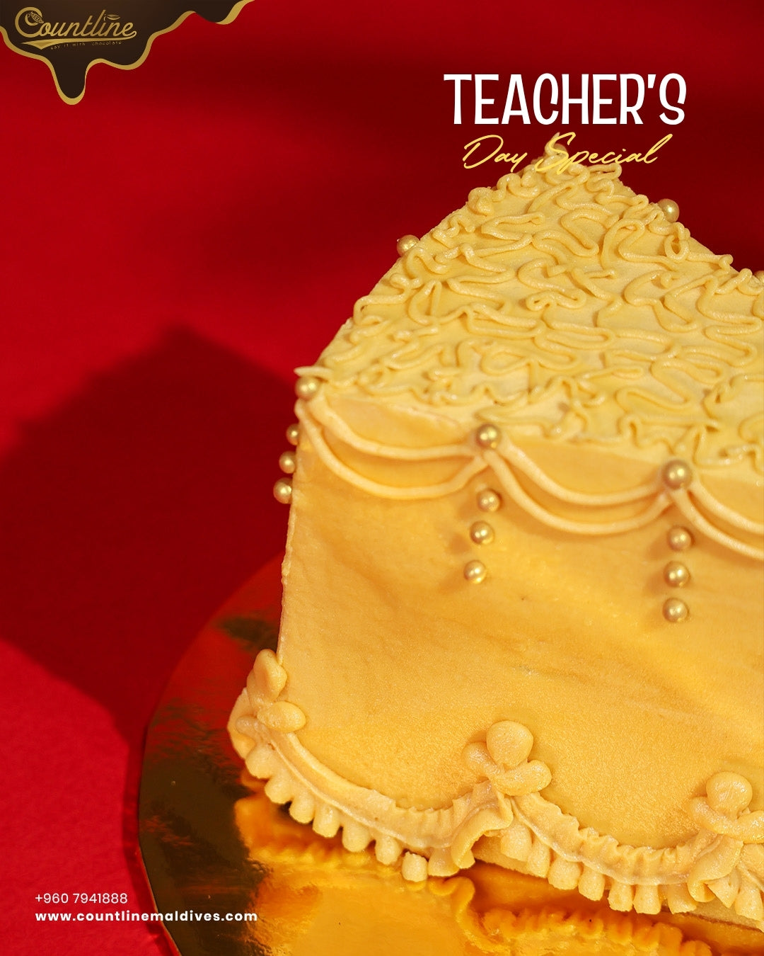 Teacher's Day Special Butter Cake Slice