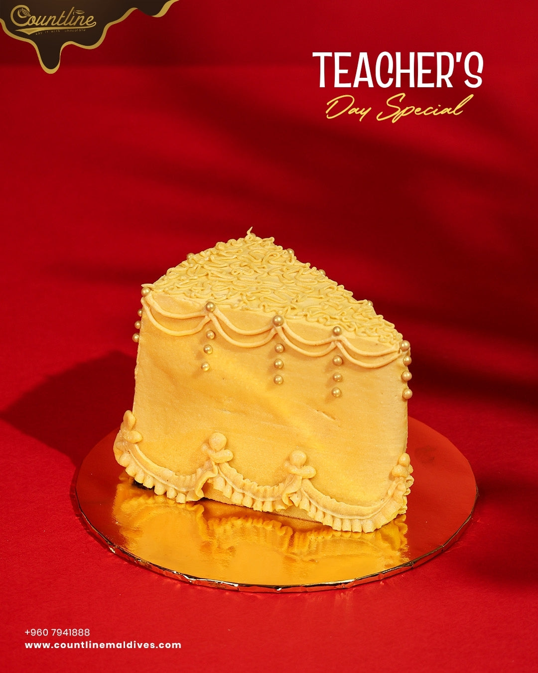 Teacher's Day Special Butter Cake Slice