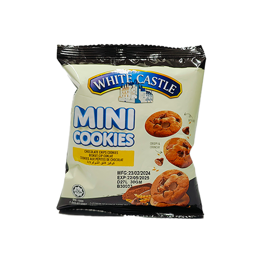 White Castle Mini Chocolate Chips Cookies 30g