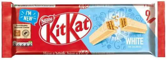 Kit Kat 2 Finger White 9 Bars Pack 186.3g