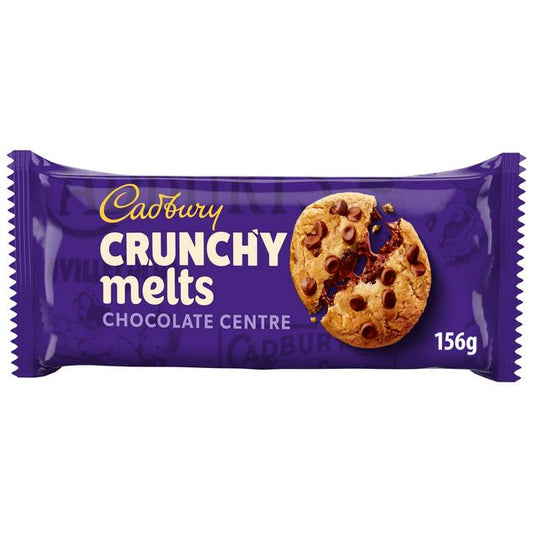 Cadbury Crunchy Melts Chocolate Cookies 156g