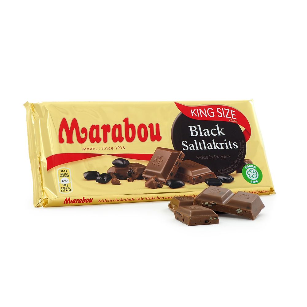 Marabou black Milk Chocolate 220g