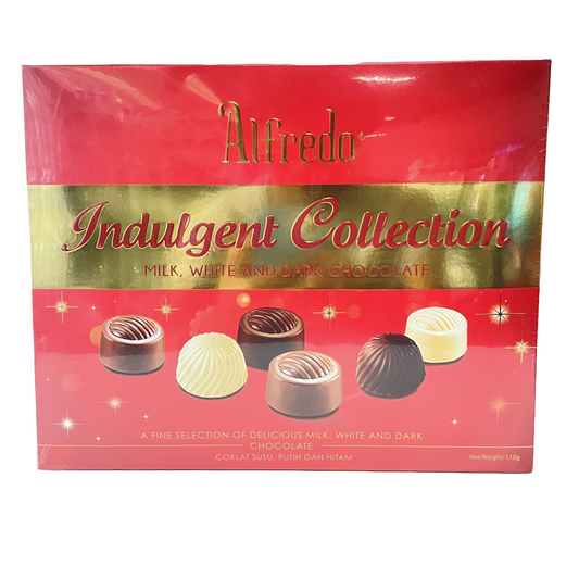 Alfredo Indulgent Collection Milk,White & Dark 110g
