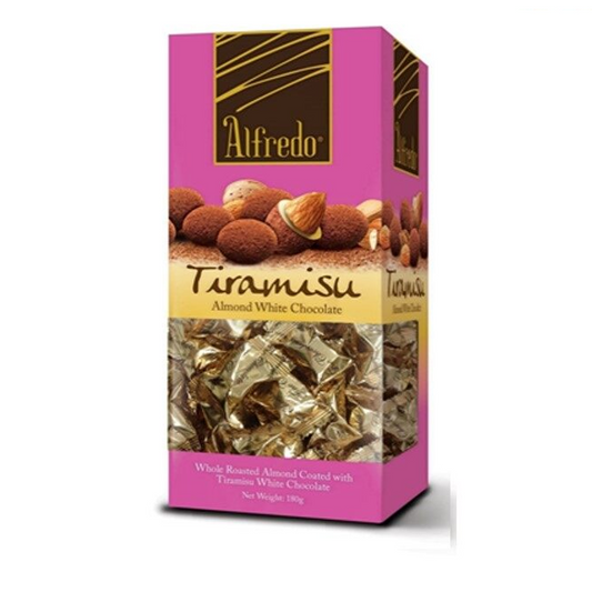 Alfredo Stand Box Tiramisu Almond White Chocolate 180g
