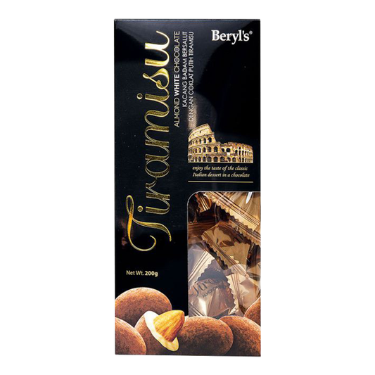 Beryls Tiramisu Almond White Chocolate 200g