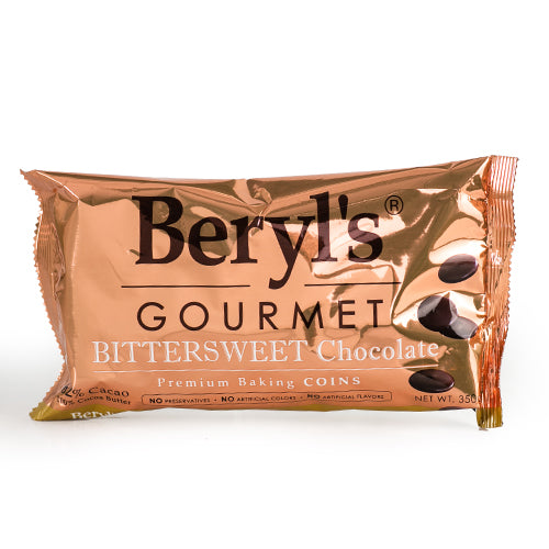 Beryls Gourmet Bittersweet Chocolate 62% Cocoa Coins 350g