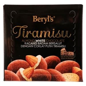 Beryls Tiramisu Almond White Chocolate 65g