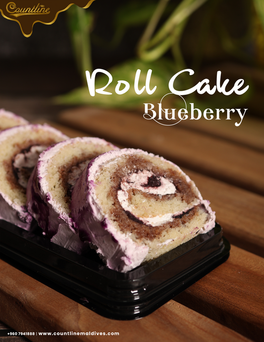 Blueberry Roll Cake