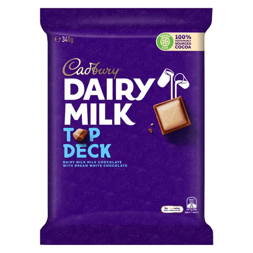 Cadbury Dairy Milk Top Deck 340g Countline Maldives