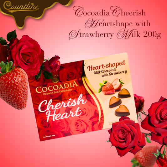 Cocoadia Cheerish Heartshape With Strawberry Milk 200g