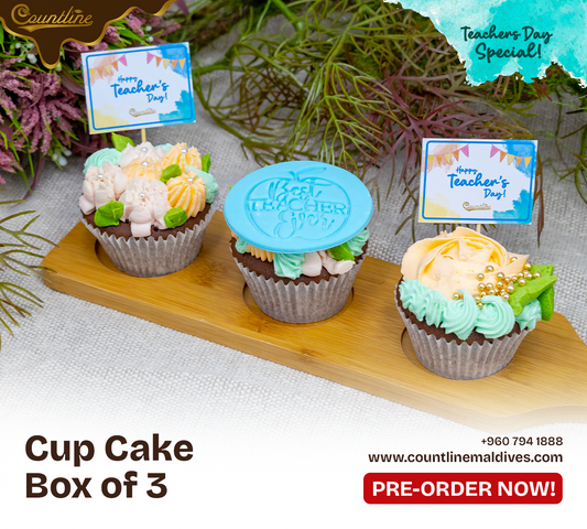 Teachers Day Special Cup Cakes - Box of 3
