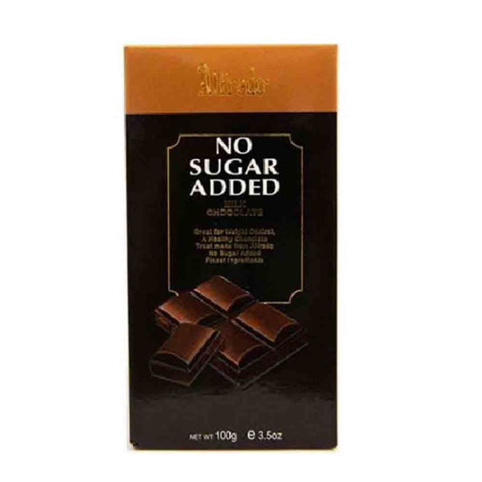 Alfredo No Sugar Added Milk Chocolate 100g