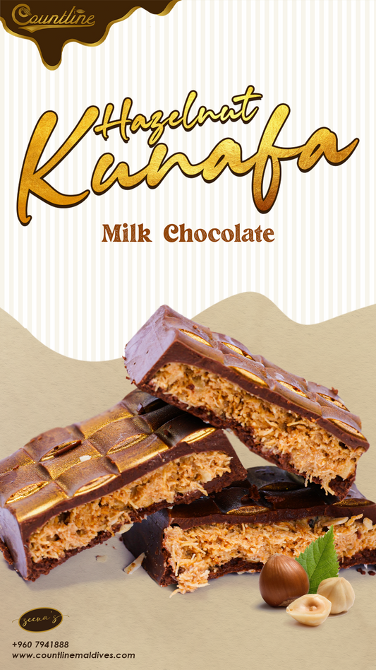 Hazelnut Kunafa Milk Chocolate