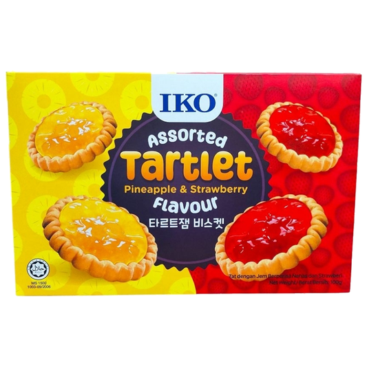 IKO Pineapple & Strawberry Tartlets 100g