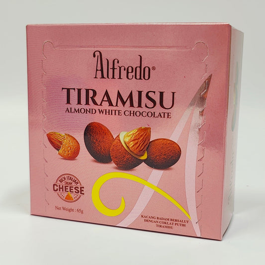 Alfredo Tiramisu Almond White Chocolate 65g