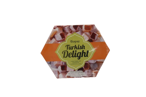 Turkish Delight Topaz Rose & Lemon Box 350g (7950)