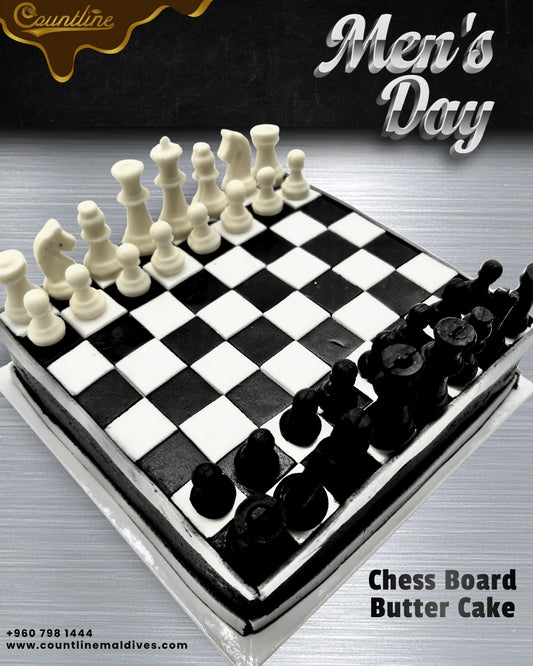 Chess Board Butter Cake 6"