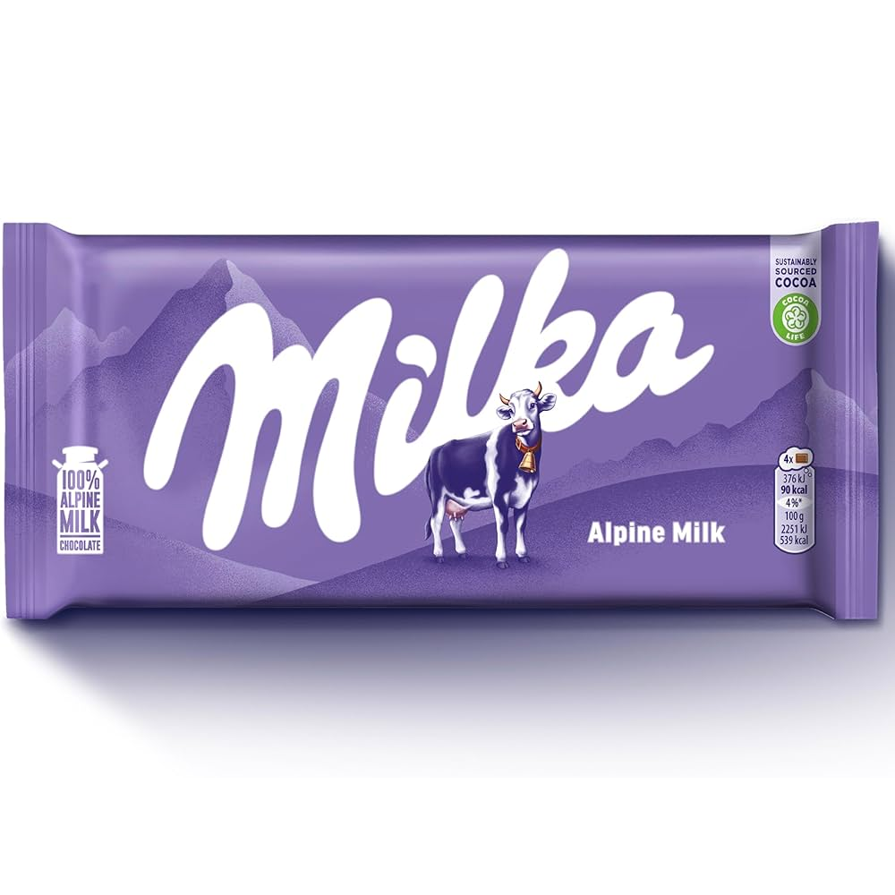 Milka Alpine Milk Chocolate 90g