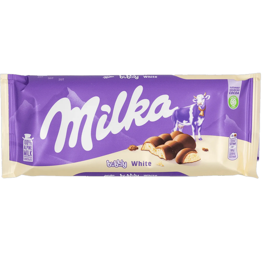 Milka Bubbly White 95g