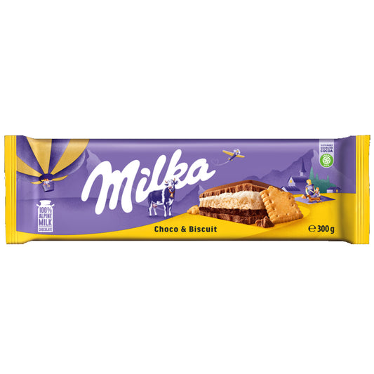 Milka Choco & Biscuit Chocolate 300g