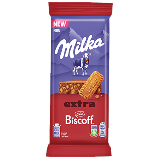 Milka Extra Biscoff Chocolate 190g
