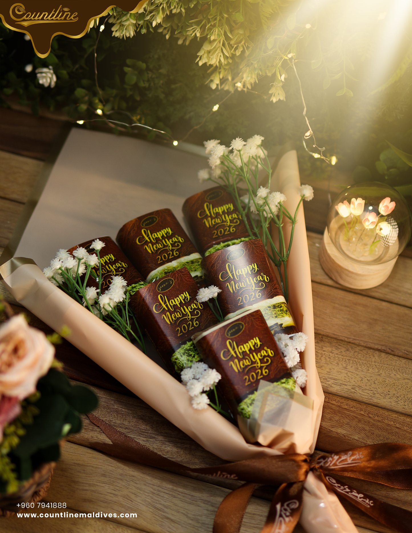 NYE Mini Kunafa Bars Bouquet