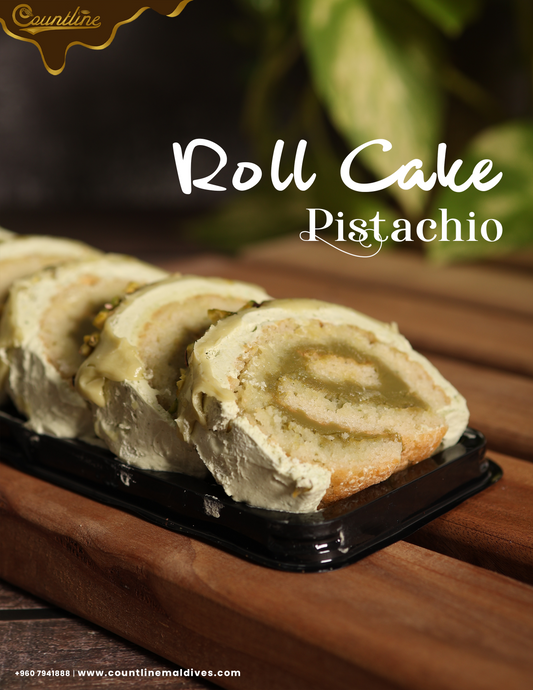 Pistachio Roll Cake