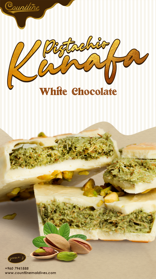Pistachio Kunafa White Chocolate