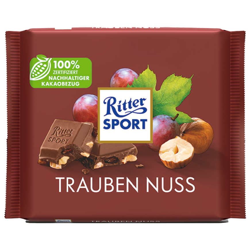 Ritter Sport Raisins & Hazelnut (Traubennuss)100g