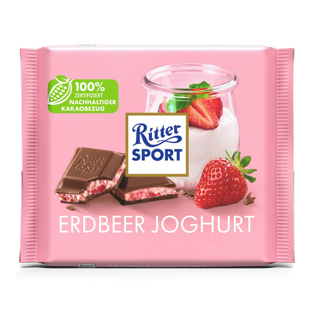 Ritter Sport Strawberry Yogurt (Erdbeer Joghurt) 100g