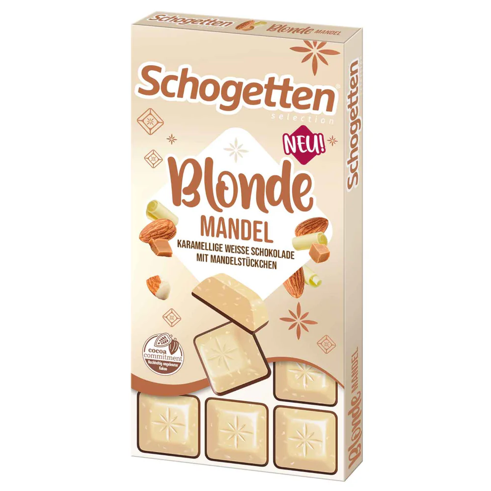 Schogetten Blonde (Mandel) Almond Chocolate 100g