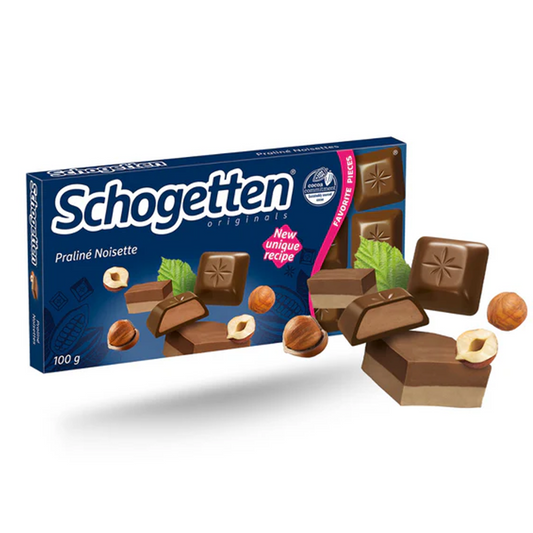 Schogetten Praline Noisettes Chocolate (Nugat) 100g
