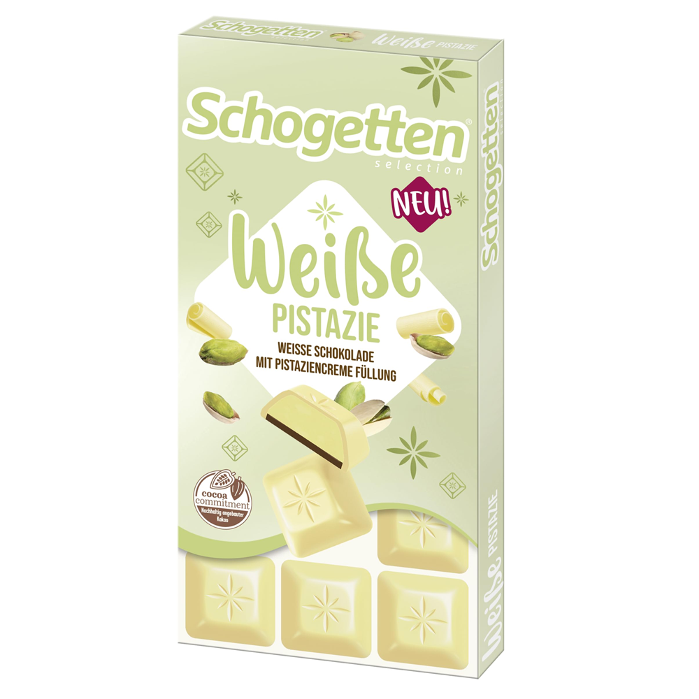Schogetten White (Pistazie) Pistachio Chocolate 100g