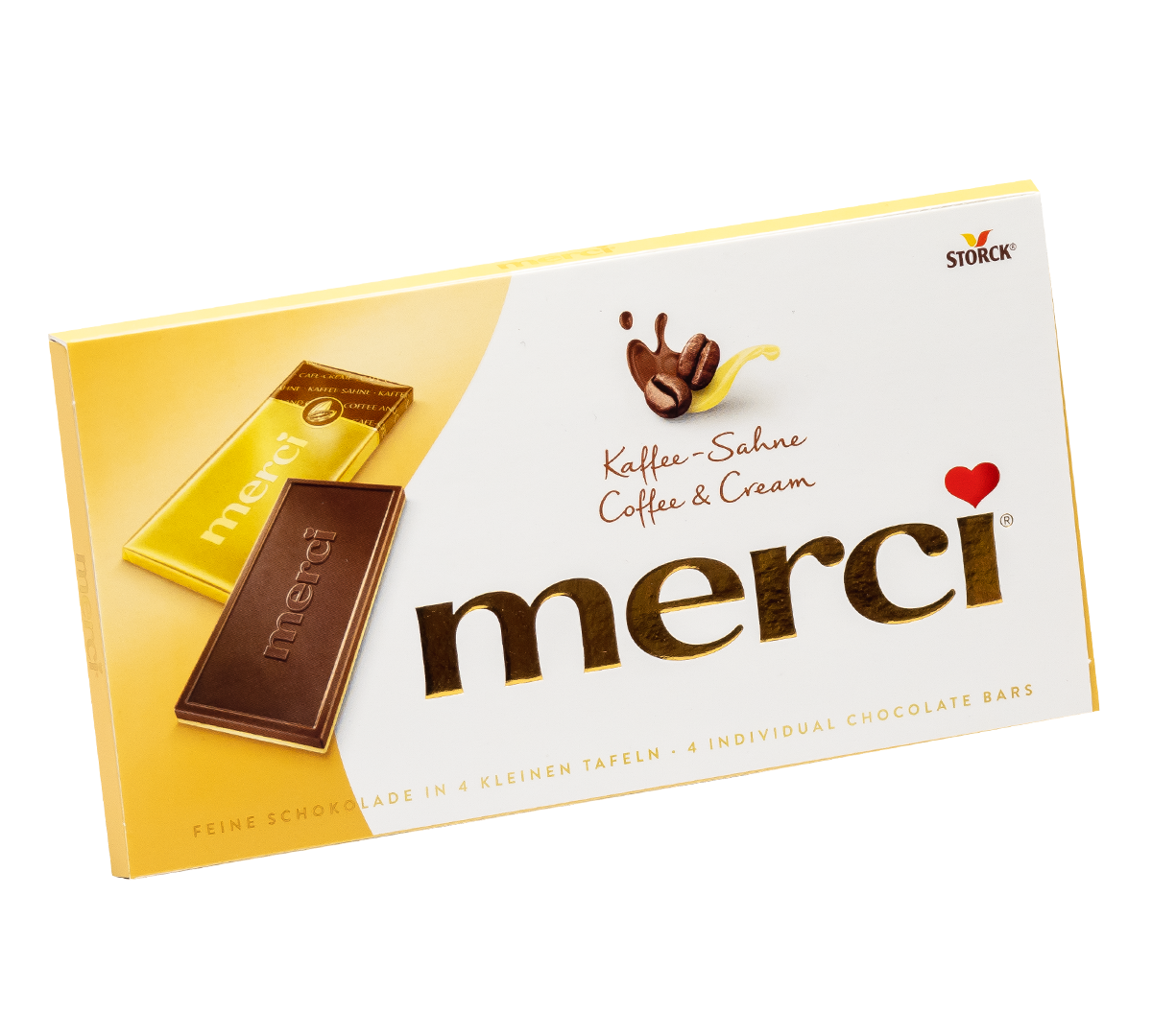 Storck merci chocolate bar coffee cream (Kaffee-Sahne)100g