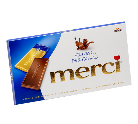 Storck merci chocolate bar with fine cream (Edel-Rahm)100g