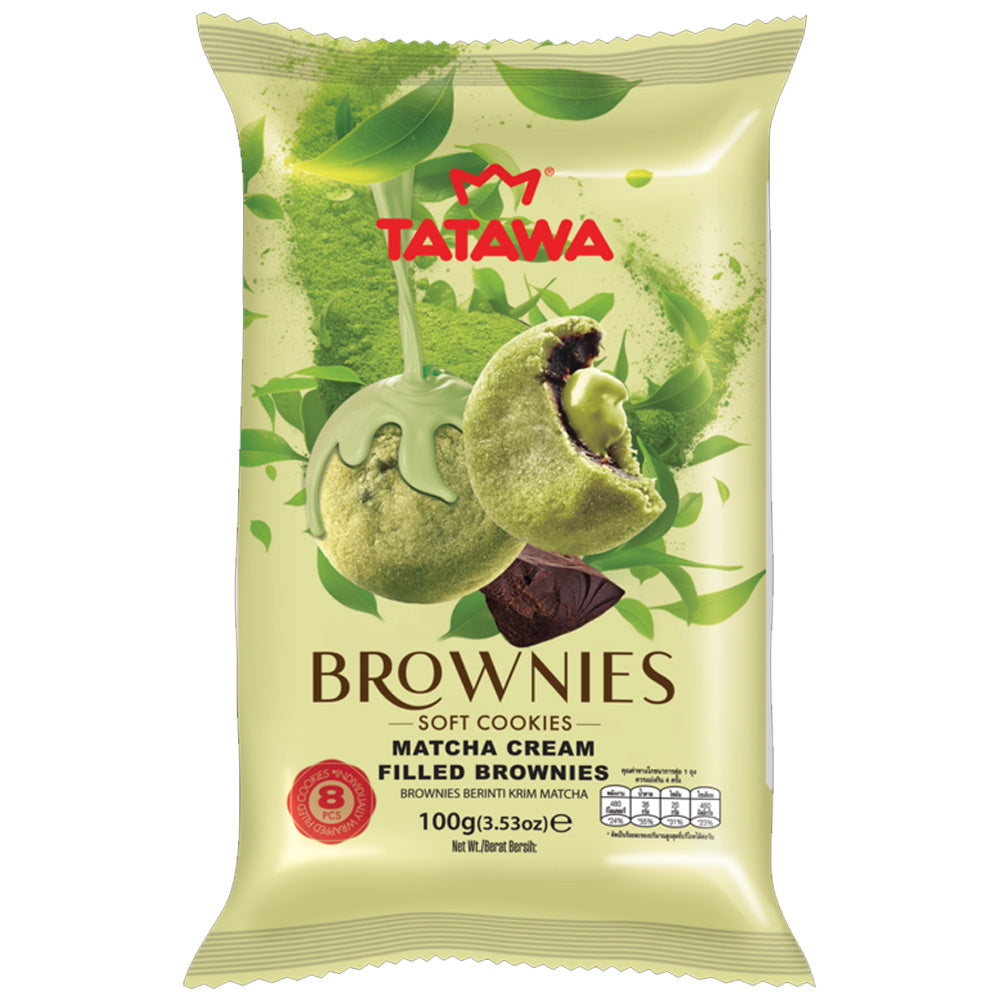 Tatawa Matcha Cream Fllled Brownies 100g