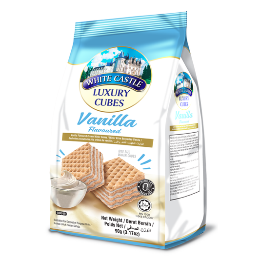 White Castle Luxury Cubes Vanilla Flavour 90g