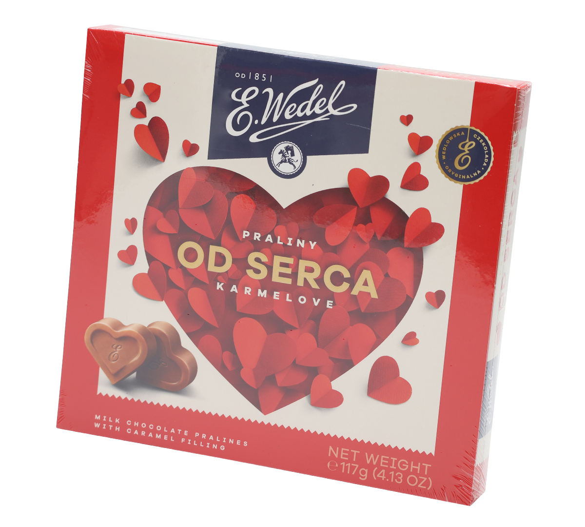 Wedel Pralines With Caramel Filling (OD Serca) 117g