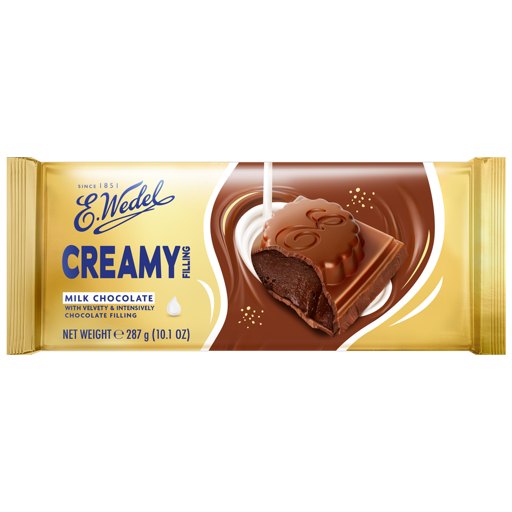 Wedel Creamy Filling Milk Chocolate 287g