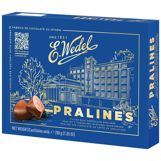 Wedel Pralines Filled Milk Chocolate 200g